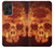 S3881 Fire Skull Case For Samsung Galaxy A52, Galaxy A52 5G