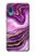 S3896 Purple Marble Gold Streaks Case For Samsung Galaxy A04, Galaxy A02, M02