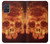 S3881 Fire Skull Case For Samsung Galaxy A71