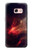 S3897 Red Nebula Space Case For Samsung Galaxy A3 (2017)