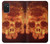 S3881 Fire Skull Case For Samsung Galaxy M52 5G