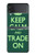 S3862 Keep Calm and Trade On Case For Samsung Galaxy Z Flip 3 5G