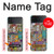 S3879 Retro Music Doodle Case For Samsung Galaxy Z Flip 3 5G