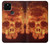 S3881 Fire Skull Case For Google Pixel 5
