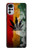 S3890 Reggae Rasta Flag Smoke Case For Motorola Moto G22