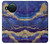 S3906 Navy Blue Purple Marble Case For Nokia X10