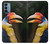 S3876 Colorful Hornbill Case For OnePlus Nord N200 5G