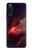 S3897 Red Nebula Space Case For Sony Xperia 10 III