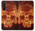S3881 Fire Skull Case For Sony Xperia 1 II