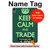 S3862 Keep Calm and Trade On Hard Case For iPad Air (2022,2020, 4th, 5th), iPad Pro 11 (2022, 6th)