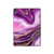 S3896 Purple Marble Gold Streaks Hard Case For iPad Air (2020, 2022), Air 11 (2024,2025,2026), Pro 11 (2022)