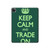 S3862 Keep Calm and Trade On Hard Case For iPad Pro 12.9 (2022,2021,2020,2018, 3rd, 4th, 5th, 6th)