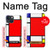 S0157 Composition Red Blue Yellow Case For iPhone 14