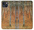 S3380 Gustav Klimt Birch Forest Case For iPhone 14