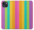S3678 Colorful Rainbow Vertical Case For iPhone 14