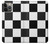 S2492 Black and White Check Case For iPhone 14 Pro