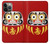 S3045 Japan Good Luck Daruma Doll Case For iPhone 14 Pro