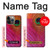 S3201 Pink Peacock Feather Case For iPhone 14 Pro