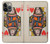 S3429 Queen Hearts Card Case For iPhone 14 Pro