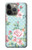 S3494 Vintage Rose Polka Dot Case For iPhone 14 Pro