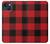 S2931 Red Buffalo Check Pattern Case For iPhone 14 Plus