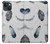 S3085 Feather Paint Pattern Case For iPhone 14 Plus