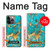 S2906 Aqua Turquoise Stone Case For iPhone 14 Pro Max