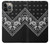 S3363 Bandana Black Pattern Case For iPhone 14 Pro Max