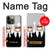 S3557 Bear in Black Suit Case For iPhone 14 Pro Max