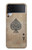 S2928 Vintage Spades Ace Card Case For Samsung Galaxy Z Flip 4