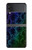 S3366 Rainbow Python Skin Graphic Print Case For Samsung Galaxy Z Flip 4