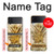 S3490 Gold Pineapple Case For Samsung Galaxy Z Flip 4