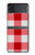 S3535 Red Gingham Case For Samsung Galaxy Z Flip 4
