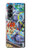 S0588 Wall Graffiti Case For Samsung Galaxy Z Fold 4