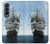S1096 Sailing Ship in an Ocean Case For Samsung Galaxy Z Fold 4