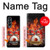 S1431 Skull Drum Fire Rock Case For Samsung Galaxy Z Fold 4