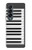 S2082 One Octave Piano Case For Samsung Galaxy Z Fold 4
