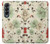 S2179 Flower Floral Vintage Art Pattern Case For Samsung Galaxy Z Fold 4