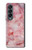 S2843 Pink Marble Texture Case For Samsung Galaxy Z Fold 4
