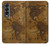 S2861 Antique World Map Case For Samsung Galaxy Z Fold 4