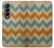 S3033 Vintage Wood Chevron Graphic Printed Case For Samsung Galaxy Z Fold 4