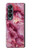 S3052 Pink Marble Graphic Printed Case For Samsung Galaxy Z Fold 4