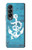 S3053 Marine Anchor Blue Case For Samsung Galaxy Z Fold 4