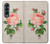 S3079 Vintage Pink Rose Case For Samsung Galaxy Z Fold 4