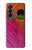S3201 Pink Peacock Feather Case For Samsung Galaxy Z Fold 4