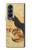 S3229 Vintage Cat Poster Case For Samsung Galaxy Z Fold 4
