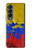 S3306 Colombia Flag Vintage Football Graphic Case For Samsung Galaxy Z Fold 4