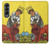 S3458 Strength Tarot Card Case For Samsung Galaxy Z Fold 4