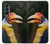 S3876 Colorful Hornbill Case For Samsung Galaxy Z Fold 4