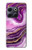 S3896 Purple Marble Gold Streaks Case For OnePlus 10T